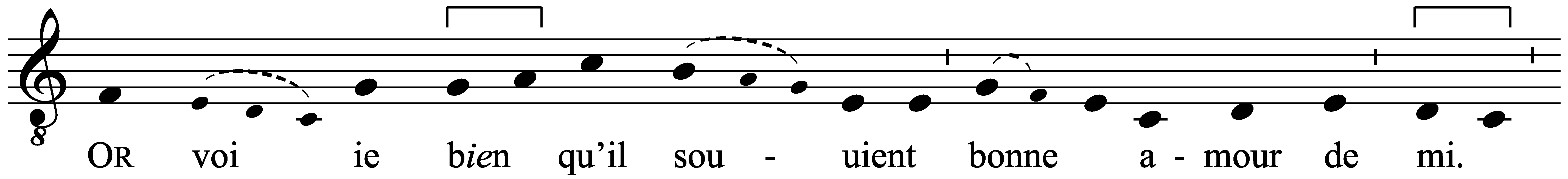 Work musical notation